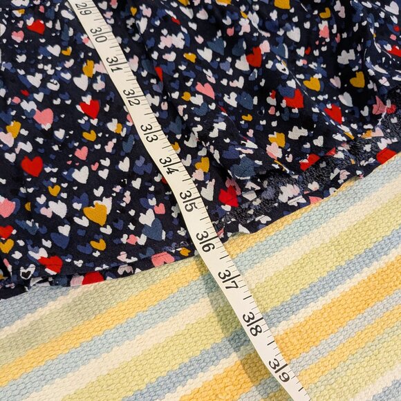 Ann Taylor LOFT Heart Print Swing dress size Medium - Picture 9 of 9